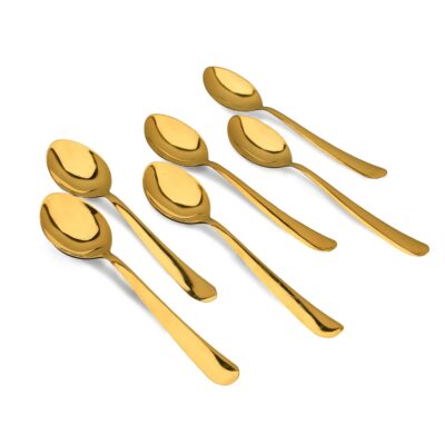 PRABHA TRIDENT PVD GOLD COFFEE SPOON