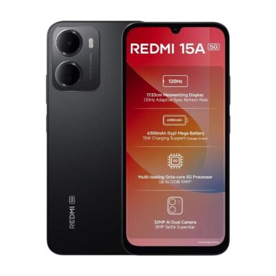 REDMI MOBILE 15A 5G 6/128 ACE BLACK