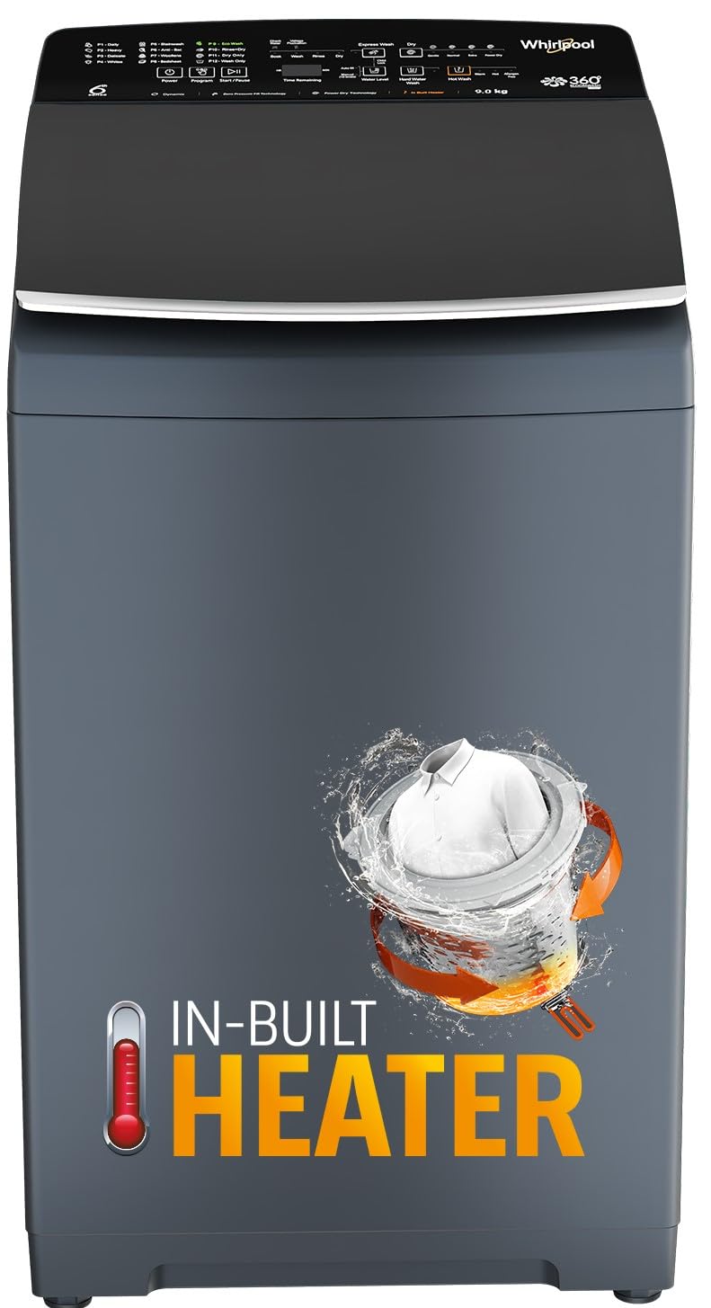 WHIRLPOOL W/M 9.0 360 BW PRO GREY 31602
