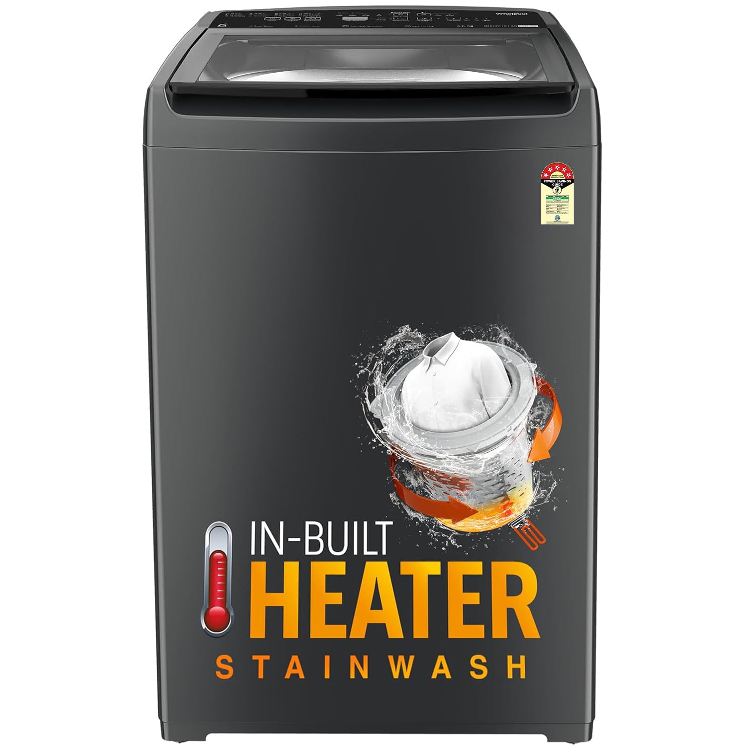 WHIRLPOOL W/M 8.0 PRO STAIN GREY 31692